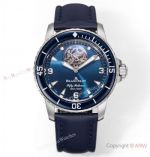 Super Clone Blancpain Fifty Fathoms Tourbillon Blue Dial 45 mm Watch